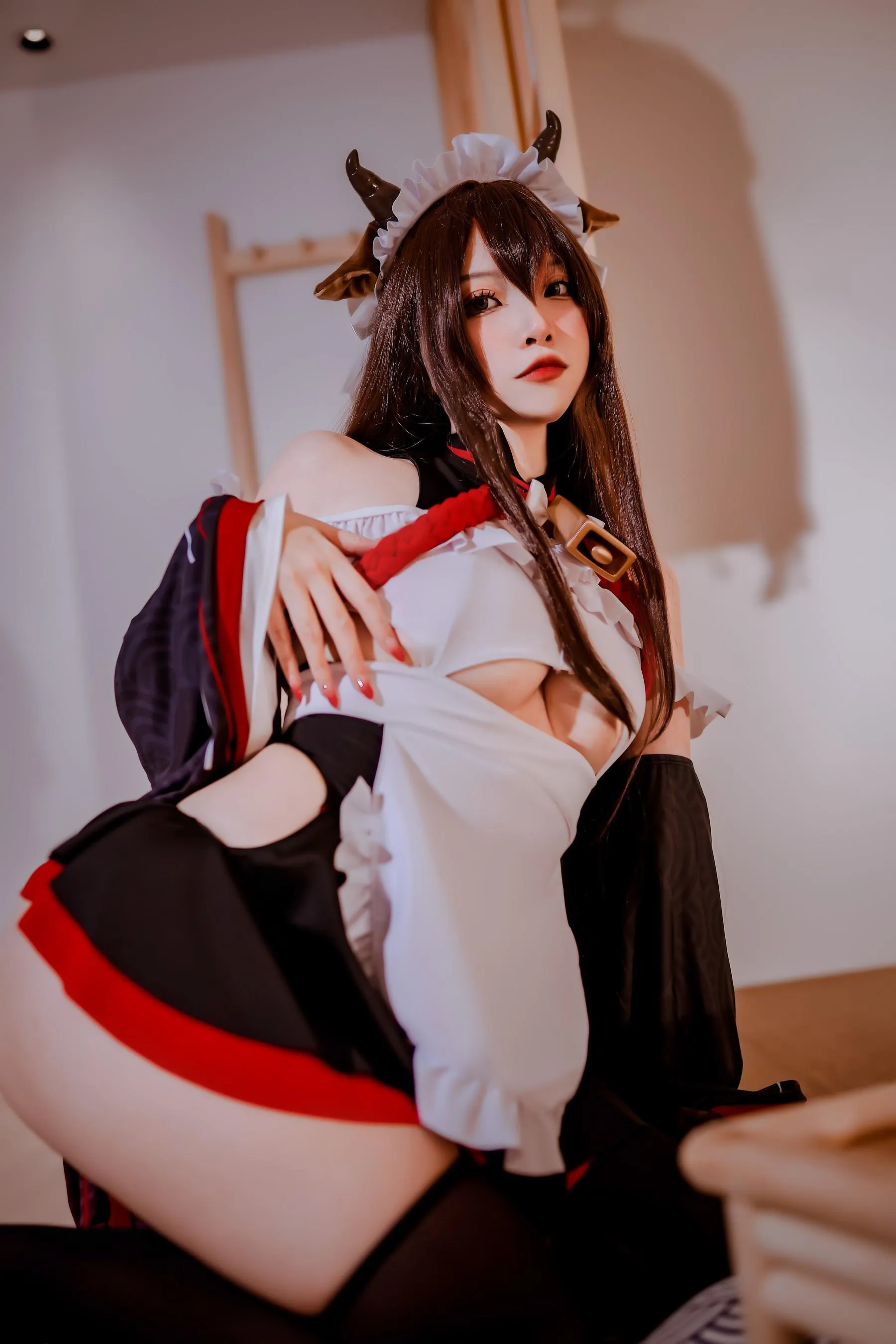 二佐Nisa – NO.148 碧蓝樫野女仆 [34P]插图6